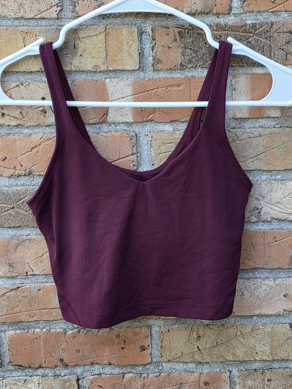 lululemon athletica Women's Crop Top - Burgundy